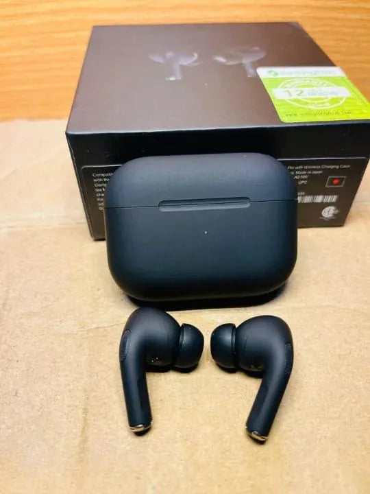 Wireless Earbuds Pro – Matte Black TWS Earbuds with Charging Case (24 Months Warranty)