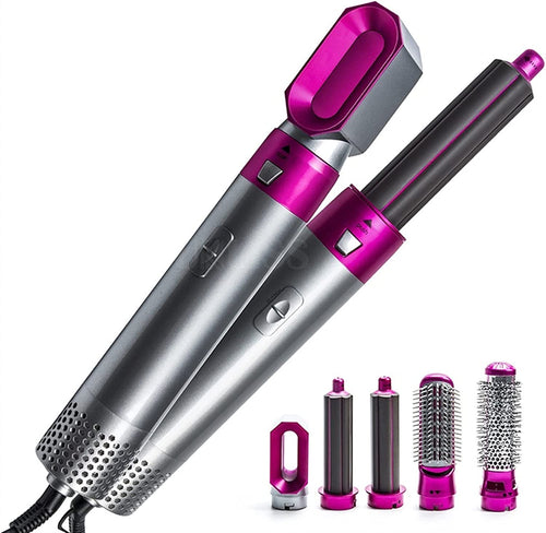 5-in-1 Hot Air Styler – Multifunctional Curling, Straightening & Volumizing Brush